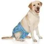 LUXJA Reusable Female Dog Diapers (Pack of 3), Washable Wraps for Female Dog (Large 2, Flamingos+Polar Bears+Flowers)