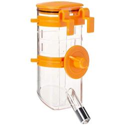Choco Nose H220 Patented No Drip Top-Fill Small-Sized Dog Water Bottle, Cat Water Feeder with Hook, Pet Water Dispenser, Water Bottle 13.5 Oz. Nozzle Diameter: 16mm