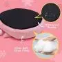 CROWNY Cat Bed Round Pet Bed for Cats, Kittens, Puppies and Small Dogs / 18.5 inch Washable Pet Bed with Waterproof Bottom CROWNY Cat Bed Round Pet Bed for Cats, Kittens, Puppies and Small Dogs / 18.5 inch Washable Pet Bed with Waterproof Bottom