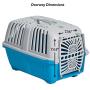 Midwest Spree Travel Carrier | Hard-Sided Pet Carriers Ideal for Extra-Small Dogs, Cats & Other Small Animals