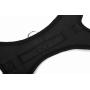 TAIL UP Black Pet Dog Harness Soft Front Range Vest No Pull Double Adjustable Walk Out Vest Collar Hand Strap