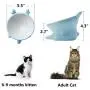 JFmori Raised Cat Bowl,Big Mouth Bowl for Cats and Puppies Food or Water,Tilted Stress Free Pet Bowl,Toxic Free Unleaded,Backflow Prevention,Dishwasher and Microwave Safe JFmori Raised Cat Bowl,Big Mouth Bowl for Cats and Puppies Food or Water,Tilted Stress Free Pet Bowl,Toxic Free Unleaded,Backflow Prevention,Dishwasher and Microwave Safe