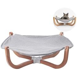 pidan Cat Hammock Cat Beds for Indoor Lounge Pet Beds for Cats Wooden Frame Hanging Beds
