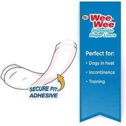 Four Paws Wee Wee Dog Diaper Garment Pads 24 Count