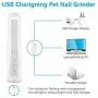 Dog Nail Grinder Upgraded, Pet Nail Grinder Electric Rechargeable Pet Nail Trimmer Painless Paws Grooming & Smoothing for Small Medium Large Dogs & Cats (White) Dog Nail Grinder Upgraded, Pet Nail Grinder Electric Rechargeable Pet Nail Trimmer Painless Paws Grooming & Smoothing for Small Medium Large Dogs & Cats (White)