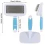 PORTOWN 2 Pcs Self Cleaning Slicker Brush, Slicker Pet Grooming Brush Premium Dog Brush & Cat Brush for Small, Medium&Large Dog&Cat with Short, Long Hair PORTOWN 2 Pcs Self Cleaning Slicker Brush, Slicker Pet Grooming Brush Premium Dog Brush & Cat Brush for Small, Medium&Large Dog&Cat with Short, Long Hair