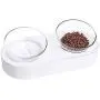 Instachew Fresh Nano Cat Bowl for Feeding Pet Leak and Skid Proof Dish in Optimal Shape for Healthy Dining Habit
