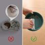Ceramics Dog and Cat Bowl with Wood Stand Non-Slipped Bottom Food Water Feeder for Cats &Small Dogs