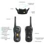Paws Furlosophy No Shock Dog Collar - Dog Training Collar with Remote ,650 Yard Remote Control Dog E Collar with Buzzing,for 16 Levels of Vibration,100% Waterproof,Suitable for Dog Within 22 ~100 lbs