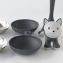 A di Alessi Tigrito Cat Bowl, Grey