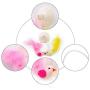 Cat Spring Fur Toy, Mouse Shaped Toys with Suction Cup Pets Novelty Gift Durable Interactive Toys Scratching Post Tower for Cat Kitten
