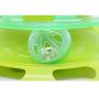 HYSUNG Pet Dog Cat Training Toy Tool Cats Interactive Smart Toys Feeder Creative Double Layer Rotary Feeding Toys with Ball