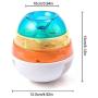 Buyter Pet Puzzle Fun Feeding Interactive Tumbler Three-Layer Leaking Food Dispenser Meal Ball Resin Toy