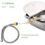 CPROSP Automatic Cow Drinking Water Bowl with Pipe Hose Stainless Steel Pet Supplies 1/2'' M20/20mm Thread