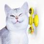 LOVEPET Pet Cat Toys Turntable Windmill Whirling Ball Toys for Cat Kitten Interactive Puzzle Teasing Toys Funny Cats Hair Brush Toys