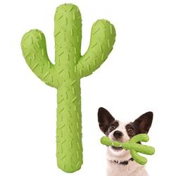 MewaJump Dog Chew Toys, Durable Rubber Dog Toys for Aggressive Chewers, Cactus Tough Toys for Training and Cleaning Teeth, Interactive Dog Toys for Small/Medium Dog