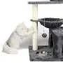 JS NOVA JUNS Cat Tree, Cat Tower with Sisal-Covered Scratching Posts Basket Fur Ball and 2 Cozy Condos Cat Furniture for Kitten Light Gray JS NOVA JUNS Cat Tree, Cat Tower with Sisal-Covered Scratching Posts Basket Fur Ball and 2 Cozy Condos Cat Furniture for Kitten Light Gray