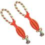 XIHONGSHIR Cotton Ball Toys, Rugby, Dog Toy Ball on Rope, Environmental Soft Rubber Non Toxic, Dog Tooth Cleaning Toy Balls, Catch and Fetch Pet Toy, 2Pcs (Blue),Red XIHONGSHIR Cotton Ball Toys, Rugby, Dog Toy Ball on Rope, Environmental Soft Rubber Non Toxic, Dog Tooth Cleaning Toy Balls, Catch and Fetch Pet Toy, 2Pcs (Blue),Red