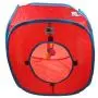 emours Flexible Pop Out Cat Kitty Play Cube Expandable Play Tunnel Cat Toys,with 4 Balls, Red emours Flexible Pop Out Cat Kitty Play Cube Expandable Play Tunnel Cat Toys,with 4 Balls, Red
