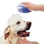 MAVRICFLEX Dog Brush, Dog Grooming Brush with Shampoo Dispenser, Soft Silicone Bristles Dog Shedding Brush for Long and Short Hair Dogs, Dog Hair Brush Ideal for Gentle Massage, Rubber Dog Brush