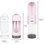 ASENKU Dog Water Bottle, Portable Dog Water Leak Proof Dispenser, Lightweight Pet Travel Water Bottle for Walking Hiking, Made of Food-Grade Material & BPA Free ASENKU Dog Water Bottle, Portable Dog Water Leak Proof Dispenser, Lightweight Pet Travel Water Bottle for Walking Hiking, Made of Food-Grade Material & BPA Free