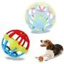 redcolourful Quality Pet Supplies, Hollow Sound Bell Ball Toy Pet Teeth Grinding Bite Resistant Stress Reliever for Cat Dog Blue Pink Ideal Pet Product redcolourful Quality Pet Supplies, Hollow Sound Bell Ball Toy Pet Teeth Grinding Bite Resistant Stress Reliever for Cat Dog Blue Pink Ideal Pet Product