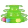 S-D-A Funny Cat Pet Toy Cat Toys Intelligence Triple Play Disc Cat Toy Balls Cat Crazy Ball Disk Interactive Toy