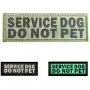 jujupups Glow in Dark and Reflective Dog Patches, Service Dog ,in Training, do not Pet, Tags for Hook and Loop Patches Vests and Harnesses (Service Dog DO NOT PET, 6X2 inch) jujupups Glow in Dark and Reflective Dog Patches, Service Dog ,in Training, do not Pet, Tags for Hook and Loop Patches Vests and Harnesses (Service Dog DO NOT PET, 6X2 inch)