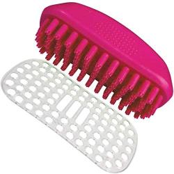 Taeku Pet Bath Brush Soothing Massage Shampoo Brush with Fur Catching Screen for Dogs, Cats, Small Animals Washing and Massaging