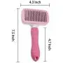 ikjuh Self Cleaning Slicker Brush Shedding and Grooming for Short to Long Haired Cats Dogs Pets Massage Brush Automatic Elimination Soft and Comfortable No Harmful to Skin ikjuh Self Cleaning Slicker Brush Shedding and Grooming for Short to Long Haired Cats Dogs Pets Massage Brush Automatic Elimination Soft and Comfortable No Harmful to Skin