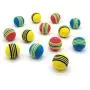 Chiwava 45 Pack 1.7 Foam Cat Toys Ball Rainbow Color Balls Kitten Activity Chase Quiet Play Mix Color