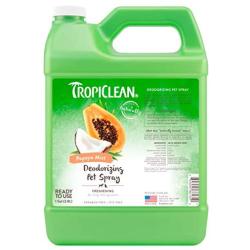 TropiClean Deodorizing Sprays for Pets, Made in USA - Made in USA - Helps Break Down Odors to Effectively Deodorize Dogs and Cats, Paraben Free, Dye Free