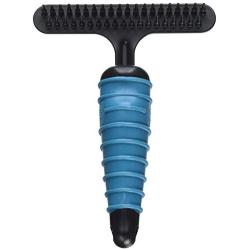 Master Grooming Tools Ergonomic Double-Row Undercoat Rakes — Efficient Tools for Grooming Dogs, 39 Pins