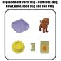 Barbie Replacement Parts Dollhouse Series Dreamhouse | FHY73 ~ Replacement Dog Parts Bag - Contents: Dog, Bowl, Bone, Food Bag and Bed