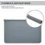 Betus Silicone Pet Food Bowl Mat - 19'' x 12'' Anti-Slip Waterproof Placemat for Pets Anti-Sprinkle Eating - Silica Gel, Durable, Washable Betus Silicone Pet Food Bowl Mat - 19'' x 12'' Anti-Slip Waterproof Placemat for Pets Anti-Sprinkle Eating - Silica Gel, Durable, Washable