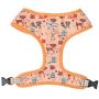 Bulltastic Fall Habitat Reversible Dog Harness – Reversible, Comfortable, Adjustable, Easy to Clean – Fits Bulldogs, Pugs, and Other Dog Breeds