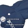 Small Dogs Coat Cozy Warm Hoodie Pet Clothes Warm Puppy Jacket for Cold Weather Cute Dog Apparel Comfortable Stylish Cotton Puppy Winter Coats with Hooded for Dogs Walking Hiking Travel (M, Blue)