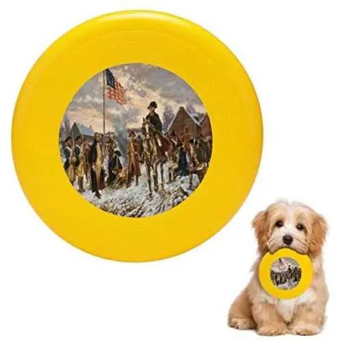 Pet Frisbee Flying Disc Dog Toy - Multifunction Washington at Valley Forge War is Hell Store Pet Frisbee Flying Disc Dog Toy - Multifunction Washington at Valley Forge War is Hell Store
