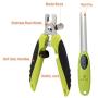 SuReady Dog Nail Clippers - Pet Nails Trimmer for Dogs or Cats with Safety Guard to Avoid Over-Cutting, Free Nail File & Lock Switch, Sturdy Non-Slip Handles