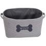 Morezi Cotton Rope Dog Toy Box Puppy Toy Basket Bin with Drawstring Closure - Perfect for Organizing Dog Toys, Blankets, Leashes, Towel, Coats, Diaper, Pet Pee Mat