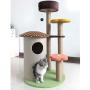 Cat Tree Tower, Cat Condo, Kitten Activity Center, Pet Play House, Sisal Scratching Post, Multi-Level Jump Platform, Tall Perches