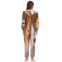 Banners with Lemon,Womens Onesie Pajamas Sportswear Grapefruit M