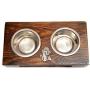 Basset Hound, a Dogs Bowl with a Relief from ArtDog