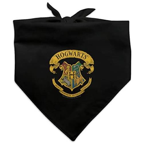 GRAPHICS & MORE Harry Potter Ilustrated Hogwarts Crest Dog Pet Bandana