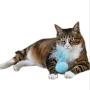 Dongdexiu Pet Supplies Ring Bell Feathers Tease Cats Toys Plush Pet Cat Toys(Yellow) Pet Toys