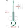 Easyinsmile Pet Medical Feeding Kit Pet Pill/Tablet Syringe with Soft Tip for Dog Puppy Cat Random Color
