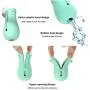 Tylu Cat Anti-Scratch Shoes Boots Cover Anti-Scratch Cat Shoes Kitty Grooming Caps Pet Medical Shoes Pet Caring Adjustable Soft Safe Silica Gel Cat Paw Protector for Home Bathing Checking Treatment