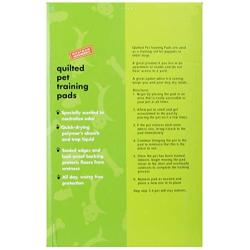 Lola Bean International 22-Inch by 22-Inch Quilted Pet Training Pads, Lemon Scent, 50 Count