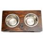 York Terrier, a Dogs Bowl with a Relief from ArtDog