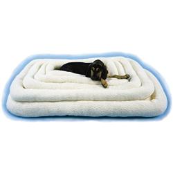 Precision Pet SnooZZy Original Fleece Crate Donut Dog Bed Size: Extra Small (18'' L x 12'' W)
